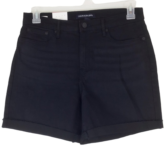 Calvin Klein Jeans Women’s Cut Off Denim Shorts 8 - Picture 4 of 10